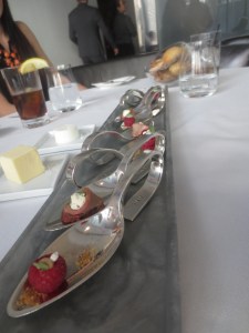 pickled raspberry and duck breast