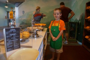 My sons first job at Panera Bread